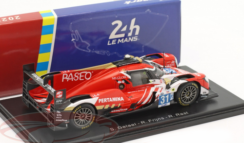 1/43 Spark 2022 Oreca 07 #31 WRT 24h LeMans Gibson WRT Sean Gelael, Robin Frijns, Rene Rast Car Model