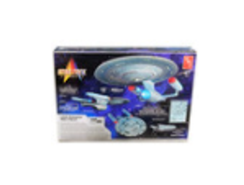 Skill 2 Model Kit U.S.S. Enterprise NCC-1701-C Space Ship "Star Trek: The Next Generation" (1987) TV Series 1/1400 Scale Model by AMT