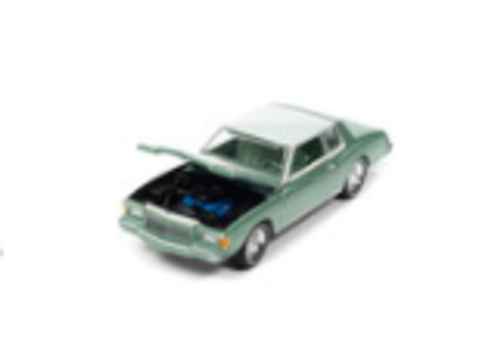 1979 Chevrolet Monte Carlo Firemist Green Metallic and Pastel Green "Muscle Cars U.S.A" Series Limited Edition 1/64 Diecast Model Car by Johnny Lightning