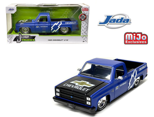 1/24 Jada 1985 Chevrolet C10 Pickup Pro-Stock (Blue & Black) Diecast Car Model