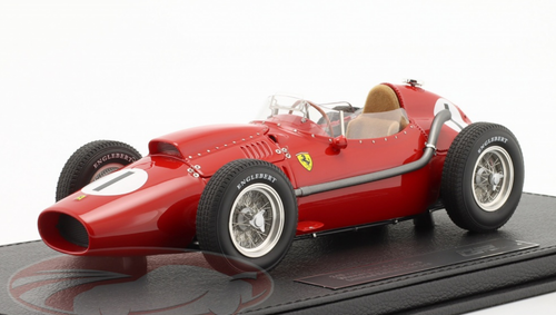 1/18 GP Replicas 1958 Formula 1 Peter Collins Ferrari 246 #1 Winner Great Britain GP Car Model