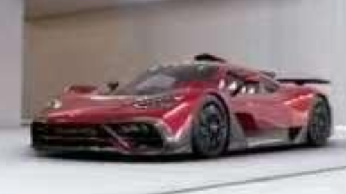 1/18 Modelature Mercedes-Benz AMG Project ONE (Metallic Red) Resin Car Model Limited 75 Pieces
