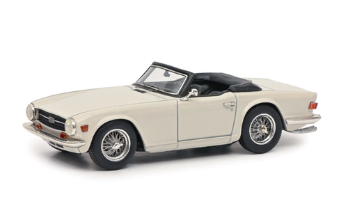 1/43 Schuco 1968-1976 Triumph TR6 Roadster (White) Car Model