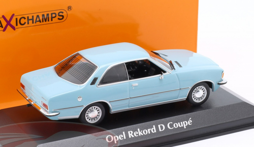 1/43 Minichamps 1975 Opel Rekord D Coupe (Light Blue) Car Model