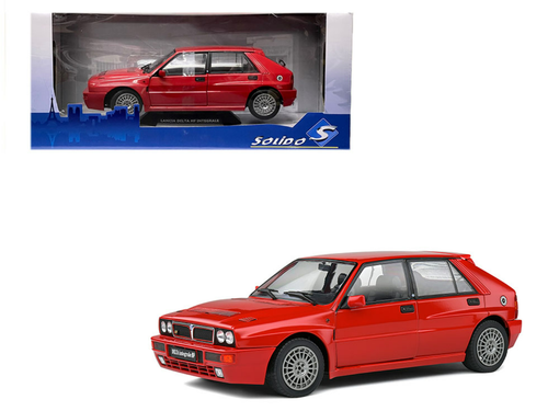 1/18 Solido 1991 Lancia Delta HF Integrale (Red) Diecast Car Model