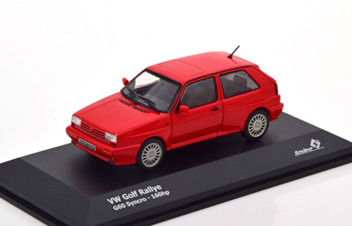 1/43 Solido Volkswagen VW Golf rally G60 Syncro (Tornado Red) Diecast Car Model