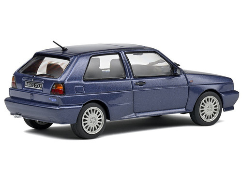 1/43 Solido Volkswagen VW Golf rally G60 Syncro (Blue Metallic) Diecast Car Model
