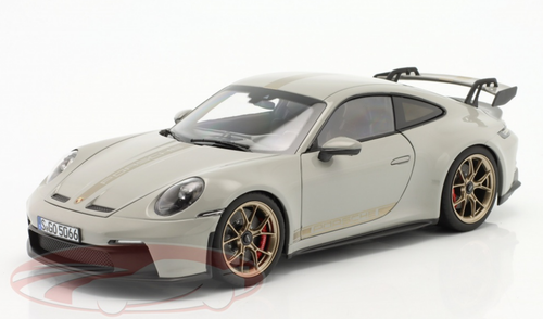 1/18 Norev 2021 Porsche 911 992 GT3 (Chalk Grey) Diecast Car Model