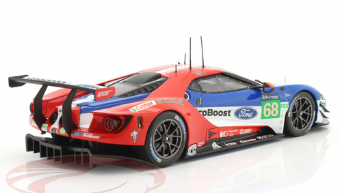 1/18 Ixo 2017 Ford GT #68 24h LeMans Ford Chip Ganassi Team USA Joey Hand, Tony Kanaan, Dirk Müller Car Model