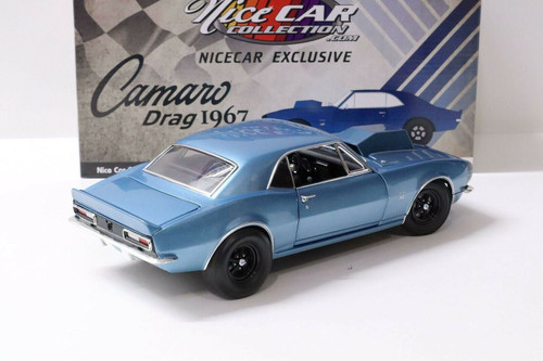 1/18 ACME 1967 Chevrolet Chevy Camaro SS (Blue) Diecast Car Model Nicecar Exclusive Limited 120 Pieces