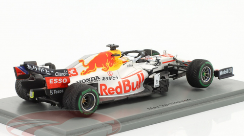 1/43 Spark 2021 Formula 1 Max Verstappen Red Bull Racing RB16B #33 Turkish GP World Champion Car Model