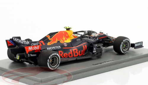 1/43 Spark 2021 Formula 1 Sergio Perez Red Bull RB16B #11 3rd Mexican GP Car Model