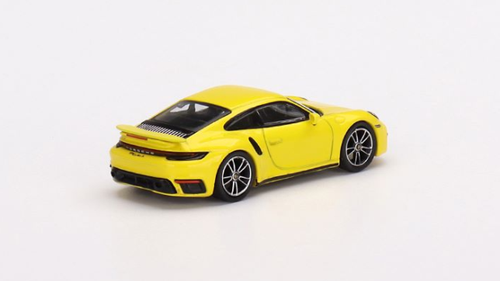 1/64 Mini GT Porsche 911 992 Turbo S (Racing Yellow) Diecast Car Model