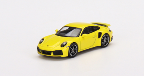 1/64 Mini GT Porsche 911 992 Turbo S (Racing Yellow) Diecast Car Model