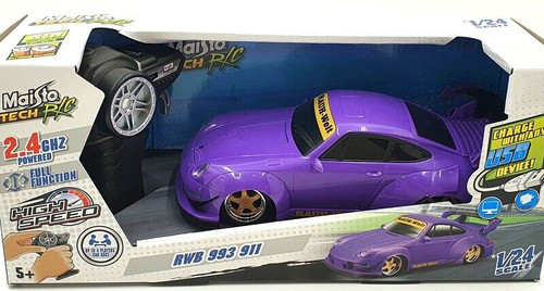 1/24 Maisto Tech R/C Porsche RWB 993 911 (Purple)