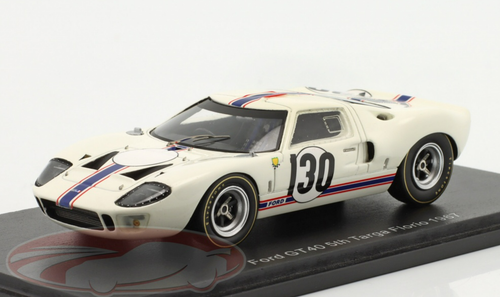 1:43 SPARK FORD Usa Gt40 Mkiv 7.0L V8 #130 Targa Florio 1967 Greder