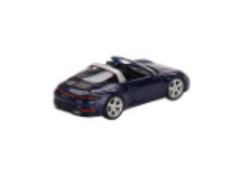 1/64 Mini GT Porsche 911 Targa 4S (Gentian Blue Metallic) Limited Edition Diecast Car Model