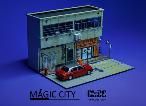 1/64 Magic City Hong Kong Canton Road Street Diorama (car models & figures NOT included)