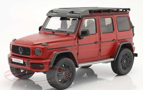 1/12 Dealer Edition 2022 Mercedes-Benz G63 (W463) 4x4 AMG (Hyacinth Red) Diecast Car Model