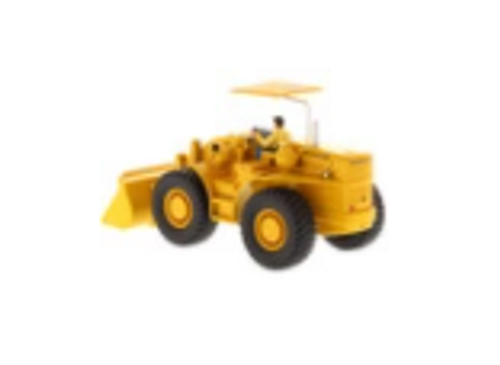 CAT Caterpillar 966A Wheel Loader Yellow with Operator "Vintage Series" 1/50 Diecast Model by Diecast Masters