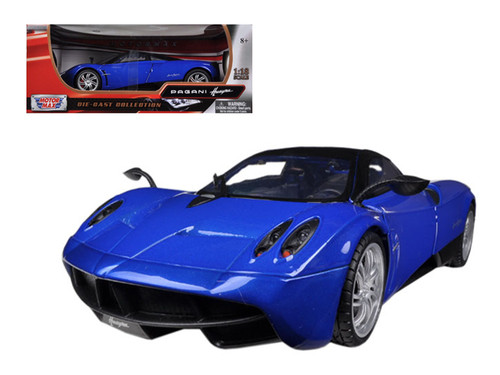1/18 Motormax Pagani Huayra Blue Diecast Car Model