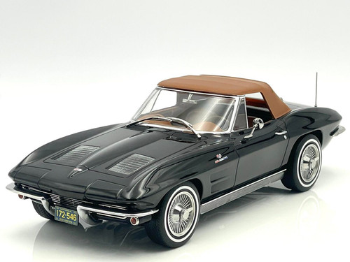 1963 Chevrolet Corvette Stingray Coupe Saddle Tan Metallic 1/18