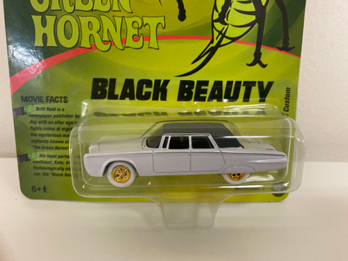 CHASE CAR 1966 Chrysler Imperial Crown Custom (White with Gold Wheels) "Green Hornet" "Pop Culture" 2022 Release 1 1/64 Diecast Model Car by Johnny Lightning