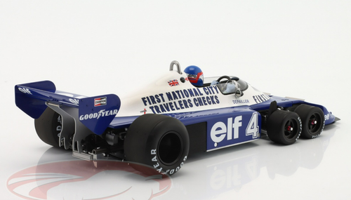 1/18 Spark 1977 Formula 1 Patrick Depailler Tyrell P34 #4 2nd Canada GP Car Model