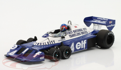 1/18 Spark 1977 Formula 1 Patrick Depailler Tyrell P34 #4 2nd Canada GP Car Model