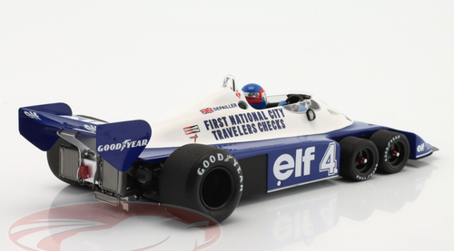 1/18 Spark 1977 Formula 1 Patrick Depailler Tyrell P34 #4 3rd South Africa GP Car Model
