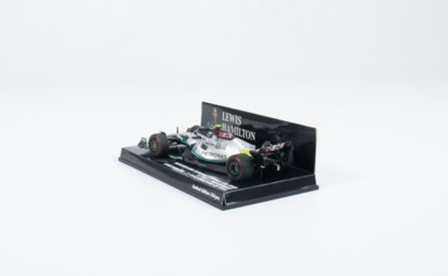 1/43 Minichamps 2022 Formula 1 Lewis Hamilton Mercedes-AMG F1 W13 #44 2nd Brazil GP Car Model