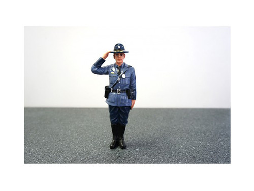 State Trooper Brian Figure For 1/18 Diecast Model Cars by American Diorama