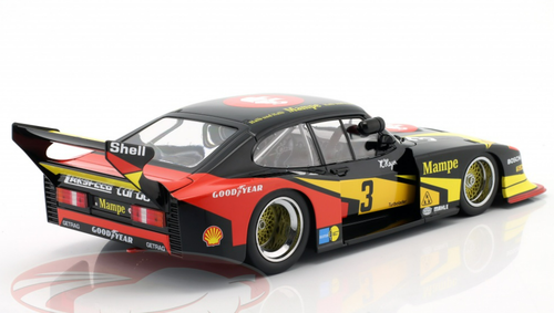 1/18 Modelcar Group 1979 Ford Capri Turbo Gr. 5 #3 DRM Norisring Zakspeed Turbo Mampe Hans Heyer Car Model