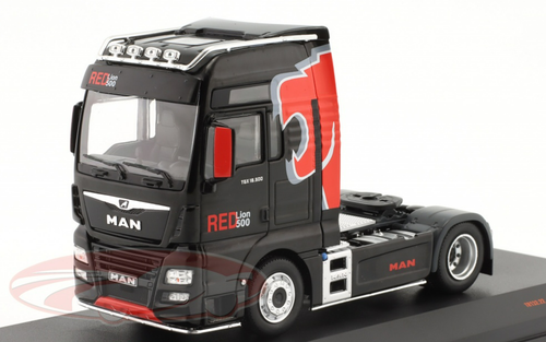 1/43 Ixo MAN TGX XXL Red Lion 500 Truck Unit (Black) Car Model