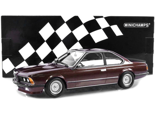 1/18 Minichamps 1982 BMW 635 CSi (Dark Red Metallic) Diecast Car Model