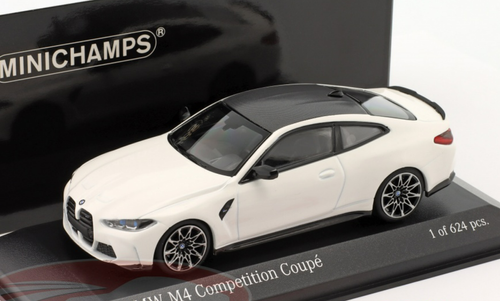 1/43 Minichamps BMW M4 Competition Coupe (G82) (Alpine White) Car Model