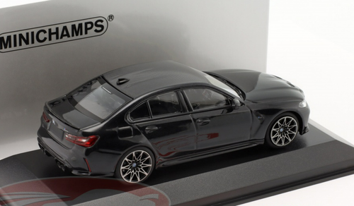 1/43 Minichamps BMW M3 Competition Limousine (G80) (Sapphire Black Metallic) Car Model