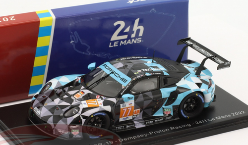 1/18 Ixo 2020 Porsche 911 RSR #77 2nd LMGTE-Am 24h LeMans Dempsey 