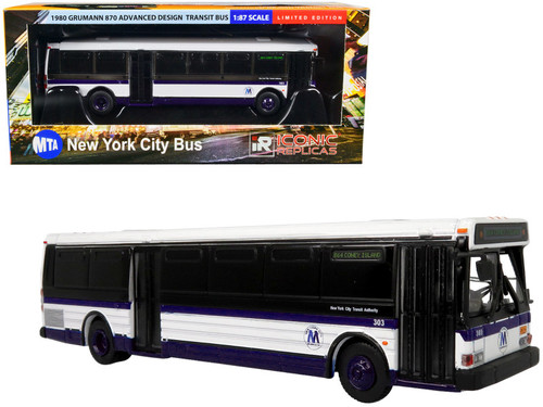 1980 Grumman 870 Advanced Design Transit Bus MTA New York City Bus