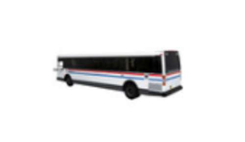 1980 Grumman 870 Advanced Design Transit Bus WMATA (Washington Metropolitan Area Transit Authority) Metro Bus "16S Pentagon" "Vintage Bus & Motorcoach Collection" 1/87 Diecast Model by Iconic Replicas