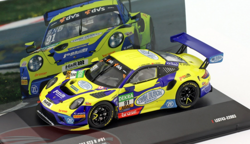 1/43 Ixo 2022 Porsche 911 GT3 R #91 ADAC GT Masters Team Joos Sportwagentechnik Christian Engelhart, Ayhancan Güven Car Model