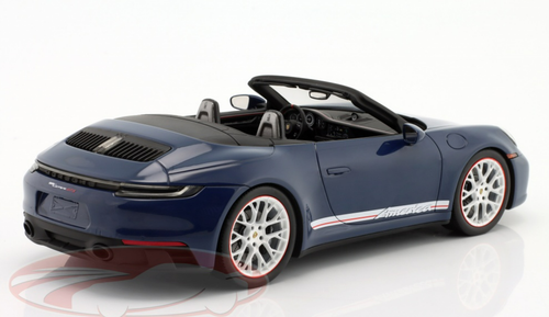 1/18 Dealer Edition Porsche 911 (992) Carrera GTS Cabriolet America Edition (Azusa Blue) Resin Car Model