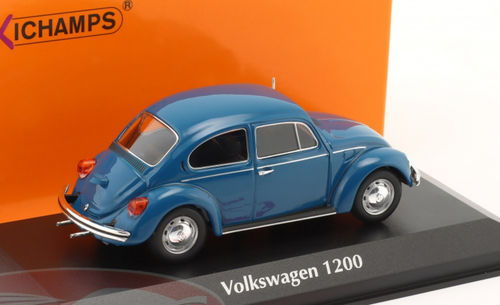 1/43 Minichamps Volkswagen VW Beetle 1200 L (Blue) Car Model