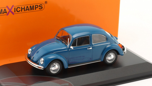 1/43 Minichamps Volkswagen VW Beetle 1200 L (Blue) Car Model