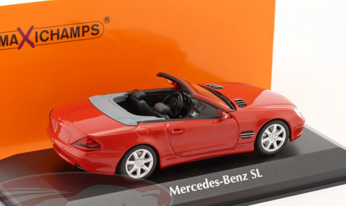1/43 Minichamps 2001 Mercedes-Benz SL-Class (R230) (Red) Car Model