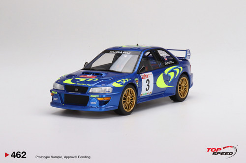 1/18 Top Speed 1997 Subaru Impreza WRC97 Rally Sanremo Winner #3 Resin Car Model