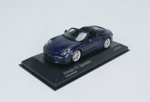 1/43 MINICHAMPS PORSCHE 911 (991) SPEEDSTER - 2019 - BLUE METALLIC Diecast Sealed