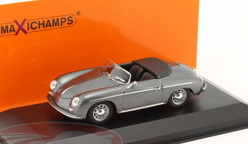 1/43 Minichamps 1956 Porsche 356 A Speedster (Grey Metallic) Car Model