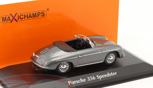 1/43 Minichamps 1956 Porsche 356 A Speedster (Grey Metallic) Car Model