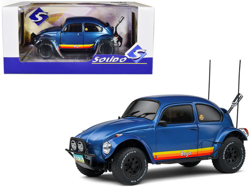 ミニカー SOLIDOVolkswagen Beetle Baja 1/18 Volkswagen Beetle Baja Blue 1976 - Solido 1:18 Scale Diecast